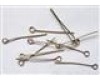 Antique Bronze Eyepins 3.0cm